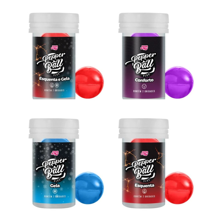 Bolinha Pepper ball Explosivas Comestíveis 2 Unidades