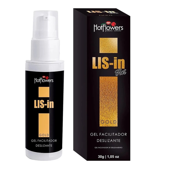 Lis-In Gold Gel Lubrificante Anal HotFlowers 30g
