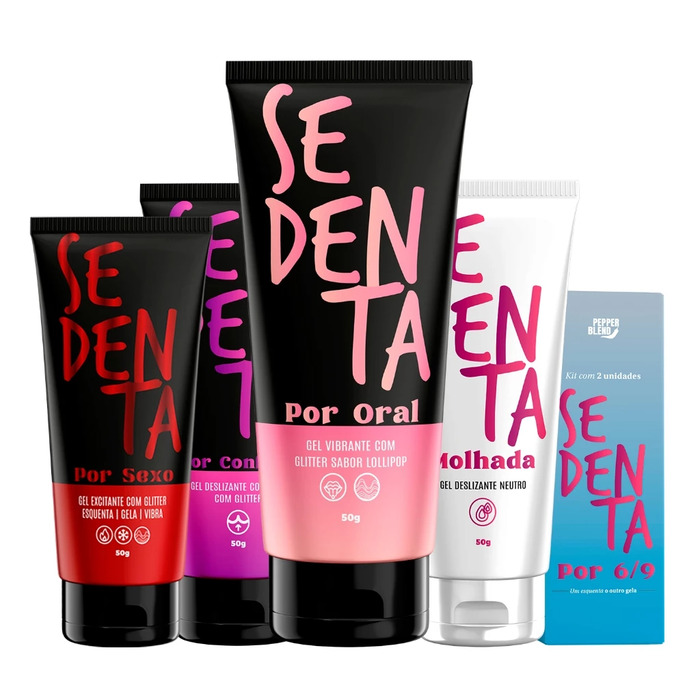 Kit Casal 2 Gel Lubrificante Íntimo Excitante Comestível Deslizante Sedenta Oral Molhada, Sexo, Conforto Anal sem Dor 69