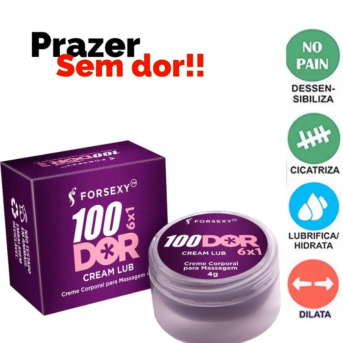 100dor pomada lubrificante para sexo anal