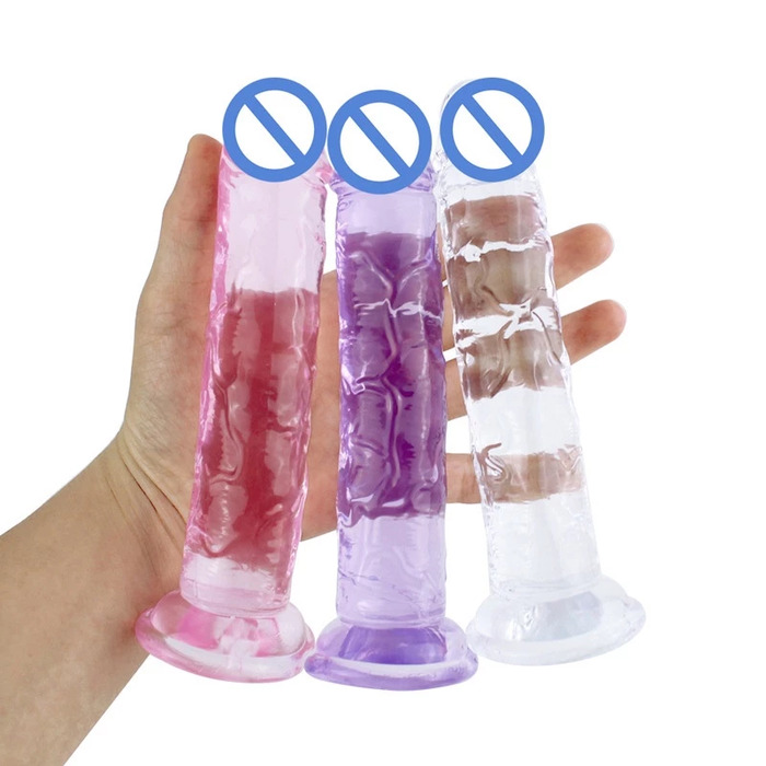 Dildo Em Silicone Maciço com Ventosa