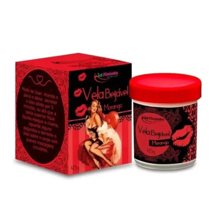 Vela Beijável Para Massagem Hot 45g La Pimienta